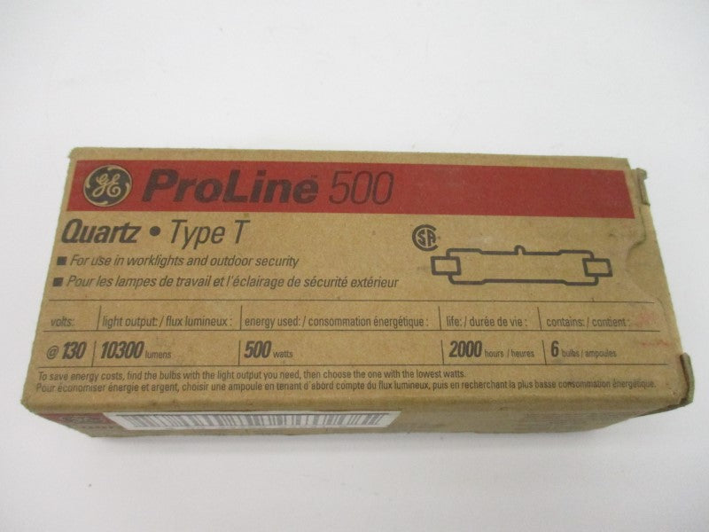 GENERAL ELECTRIC PROLINE500 130V (PKG OF 6) NSMP