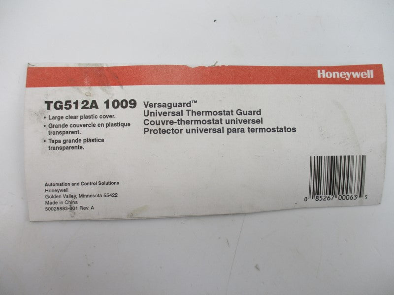 HONEYWELL TG512A1009 REV. A NSMP