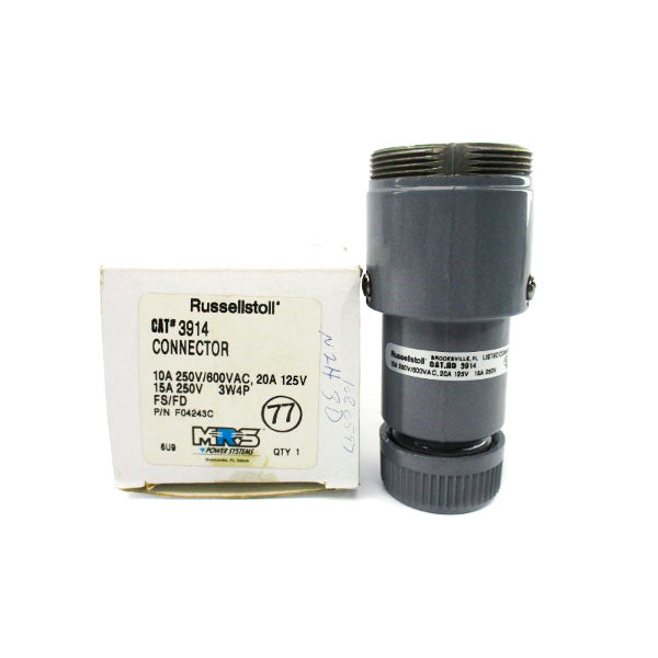 RUSSELLSTOLL 3914 250/600VAC 10A NSMP