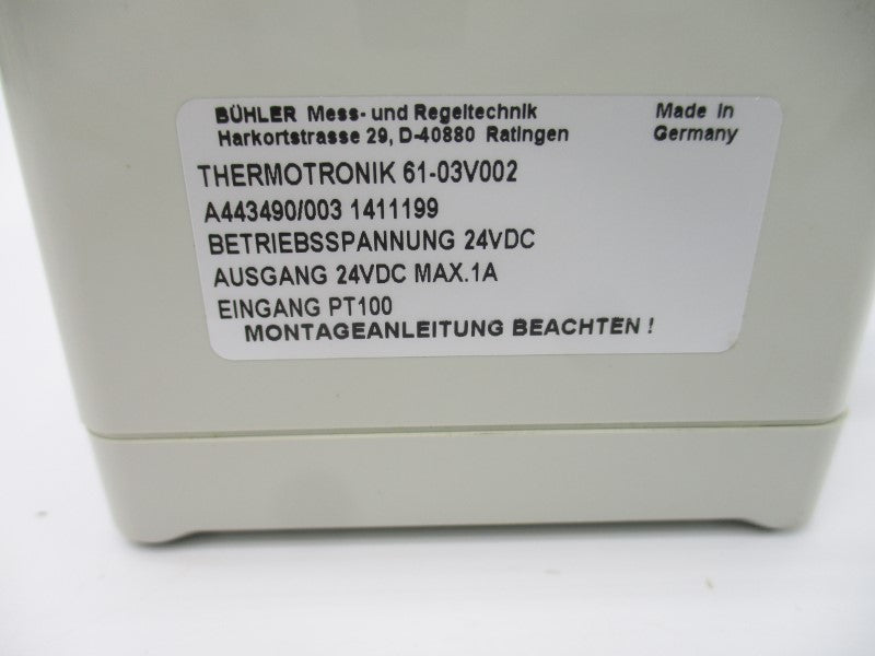 BUHLER 61-03V002 24VDC 1A UNMP