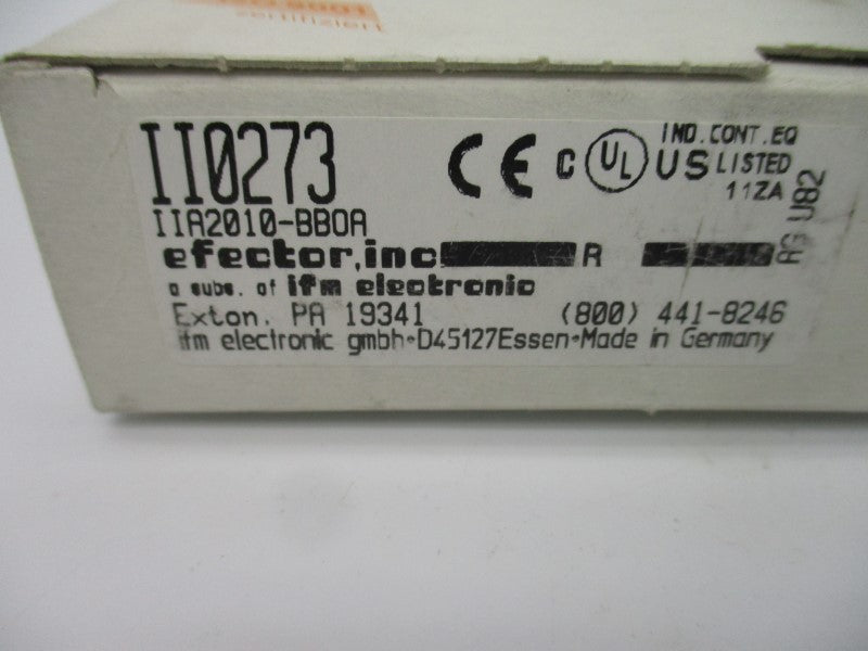 IFM EFECTOR II0273 IIA2010-BBOA 20-250VAC/DC NSMP