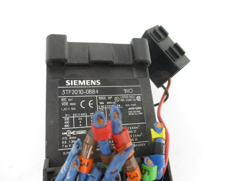 SIEMENS 3TF2010-0BB4 24VDC 16A (AS PICTURED) UNMP