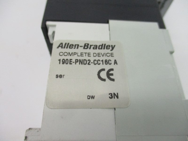 ALLEN BRADLEY 190E-PND2-CC16C SER. A 10-16A NSNP