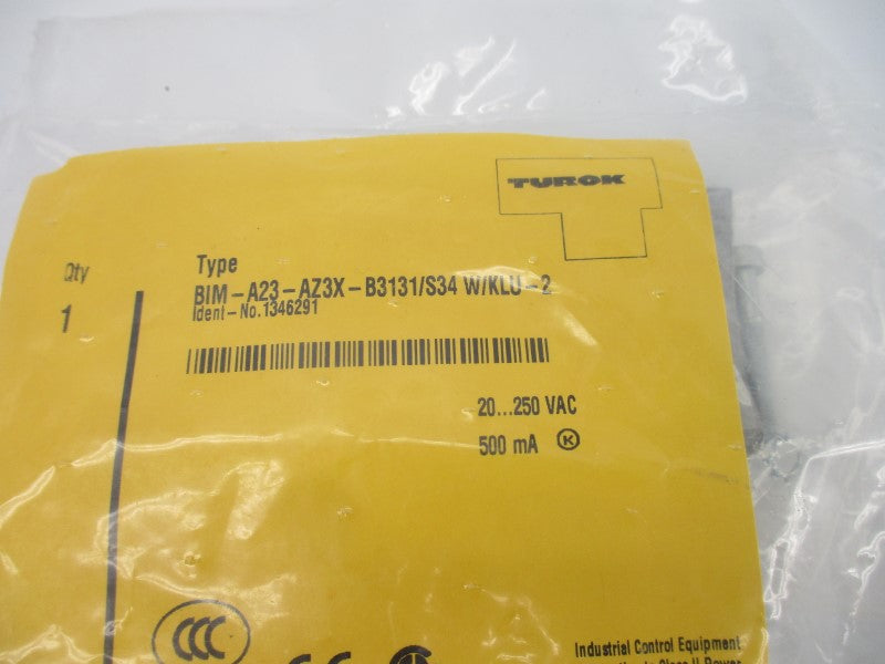 TURCK BIM-A23-AZ3X-B3131/S34W/KLU-2 1346291 20-250VAC NSMP