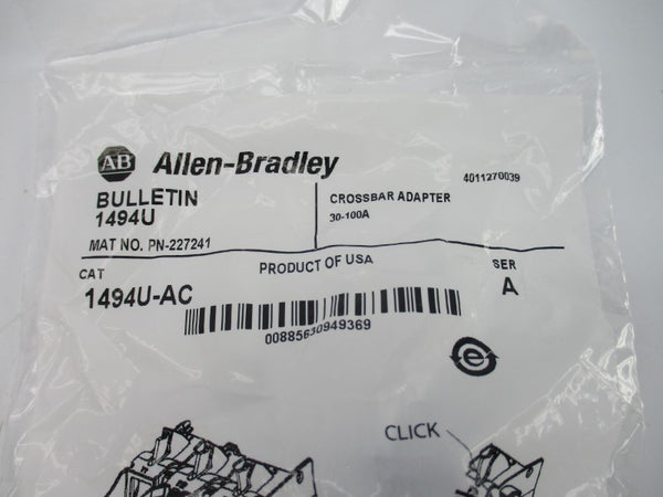 ALLEN BRADLEY 1494U-AC SER. A 20-100A NSMP