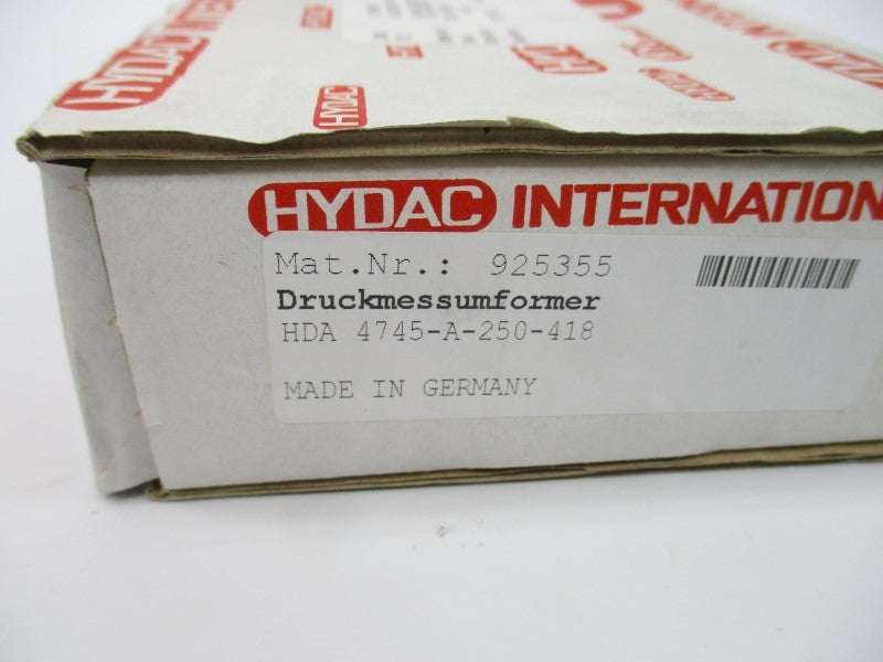 HYDAC HDA4745-A-250-418 925355 10-30VDC NSMP