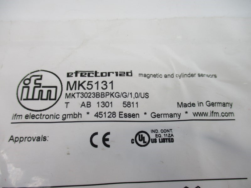 IFM  EFECTOR MK5131 MKT3023BBPKG/G/1,0/US NSMP