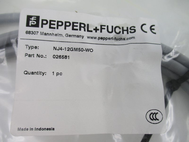 PEPPERL+FUCHS NJ4-12GM50-WO 026581 NSMP