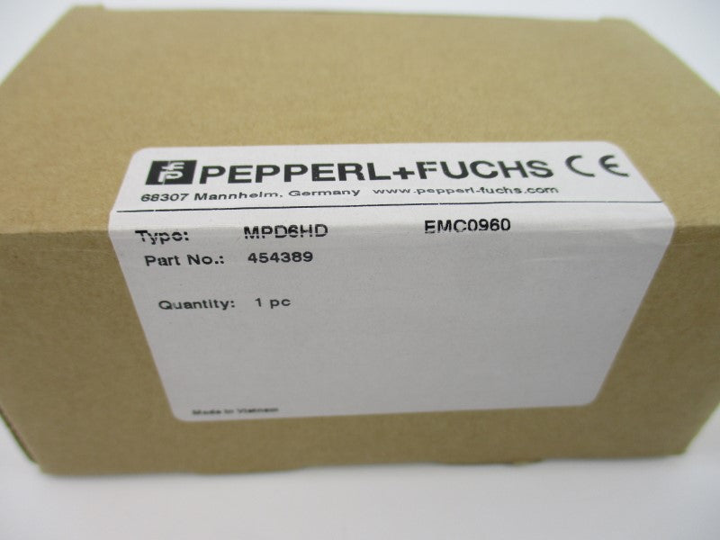 PEPPERL+FUCHS MPD6HD 454389 NSMP