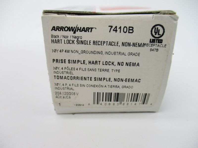 ARROW HART 7410B 120/208V 20A NSMP