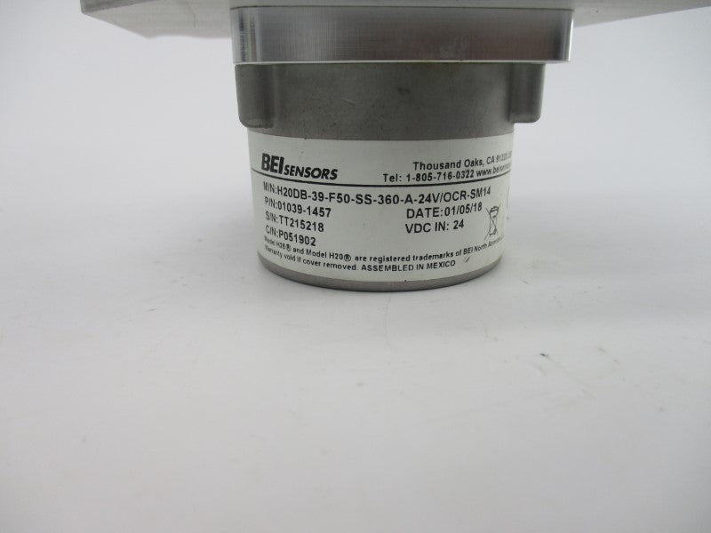 BEI H20DB-39-F50-SS-360-A-24V/OCR-SM14 01039-1457 24VDC UNMP
