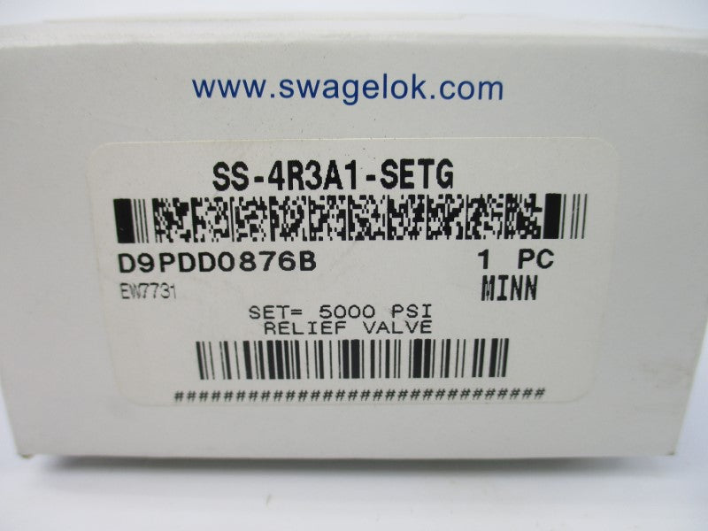 SWAGELOK SS-4R3A1-SETG 5000PSI NSMP