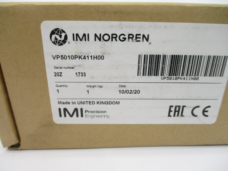 IMI NORGREN VP5010PK411H00 165PSI NSMP