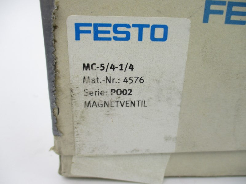 FESTO MC-5/4-1/4 4576 NSMP