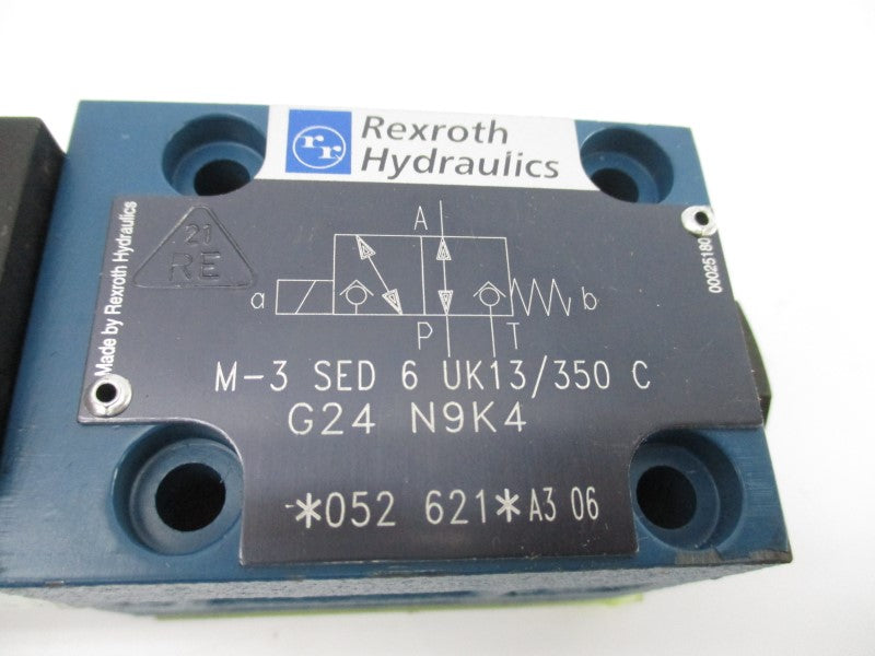 REXROTH M-3SED6UK13/350CG24N9K4 052621 24VDC 1.25A NSNP