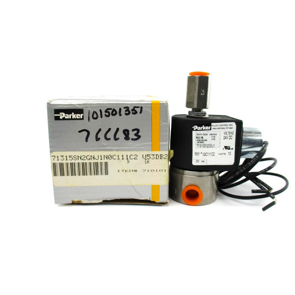 PARKER 71315SN2GNJ1N0C111C2 24VDC 200PSI 1/16" NSMP