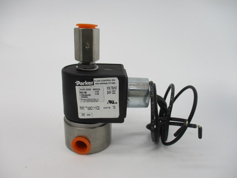 PARKER 71315SN2GNJ1N0C111C2 24VDC 200PSI 1/16" NSMP