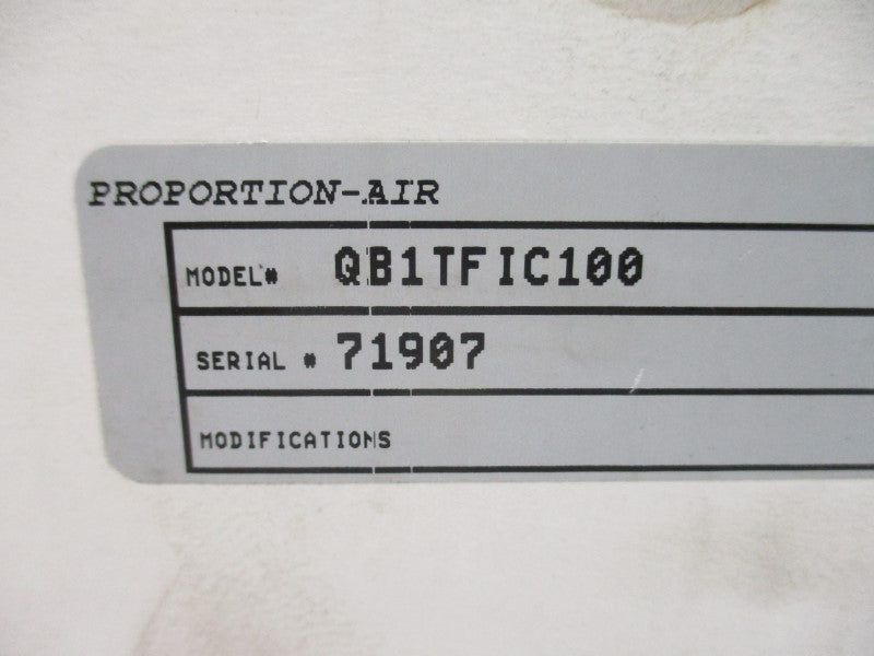 PROPORTION-AIR QB1TFIC100 NSMP