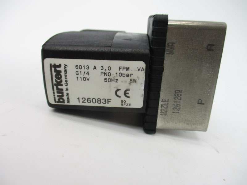 BURKERT 6013A3,0FPMVA 126083F 110V NSNP