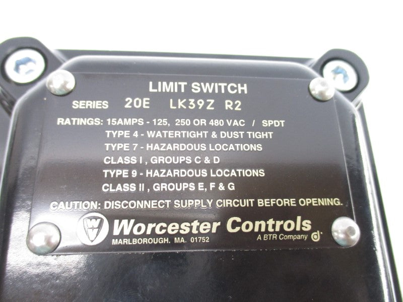 WORCESTER CONTROLS 20ELK39ZR2 480VAC 15A NSNP