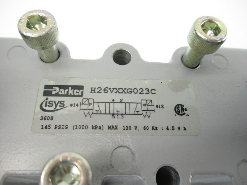 PARKER H26VXXG023C 120VAC 145PSI NSNP