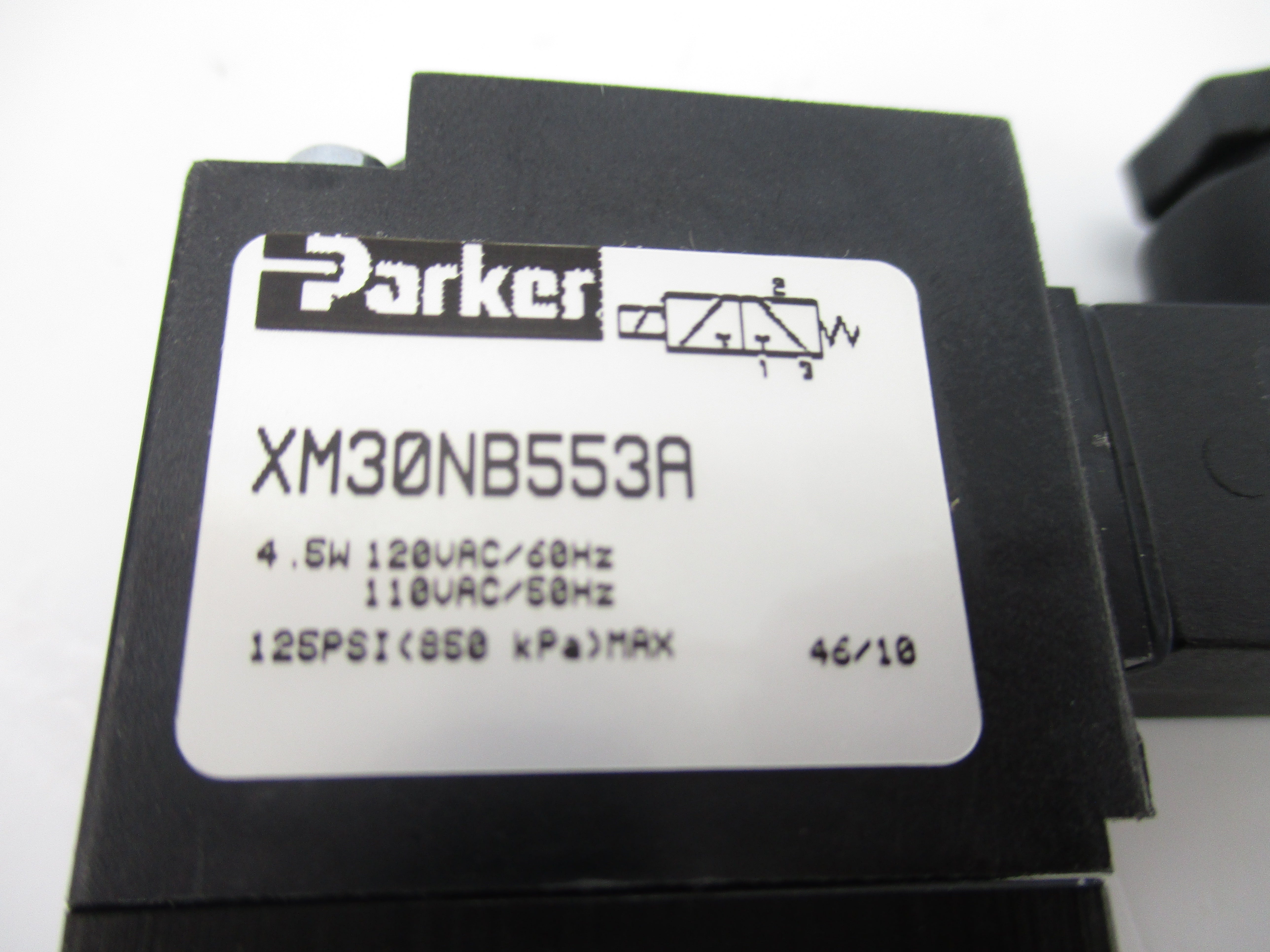 PARKER XM30NB553A 110/120VAC 125PSI NSNP