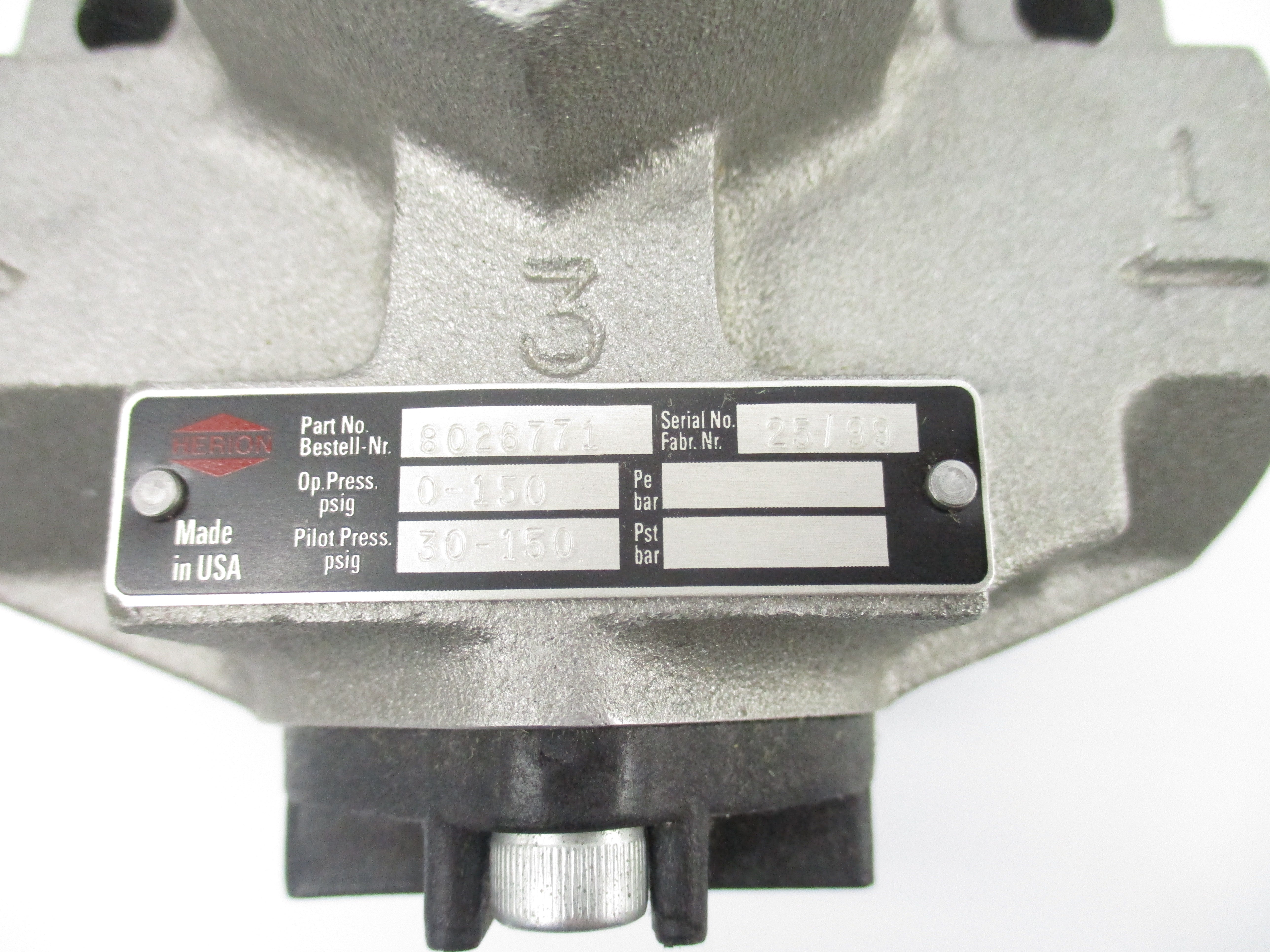 HERION 8026771 0-150PSI NSNP
