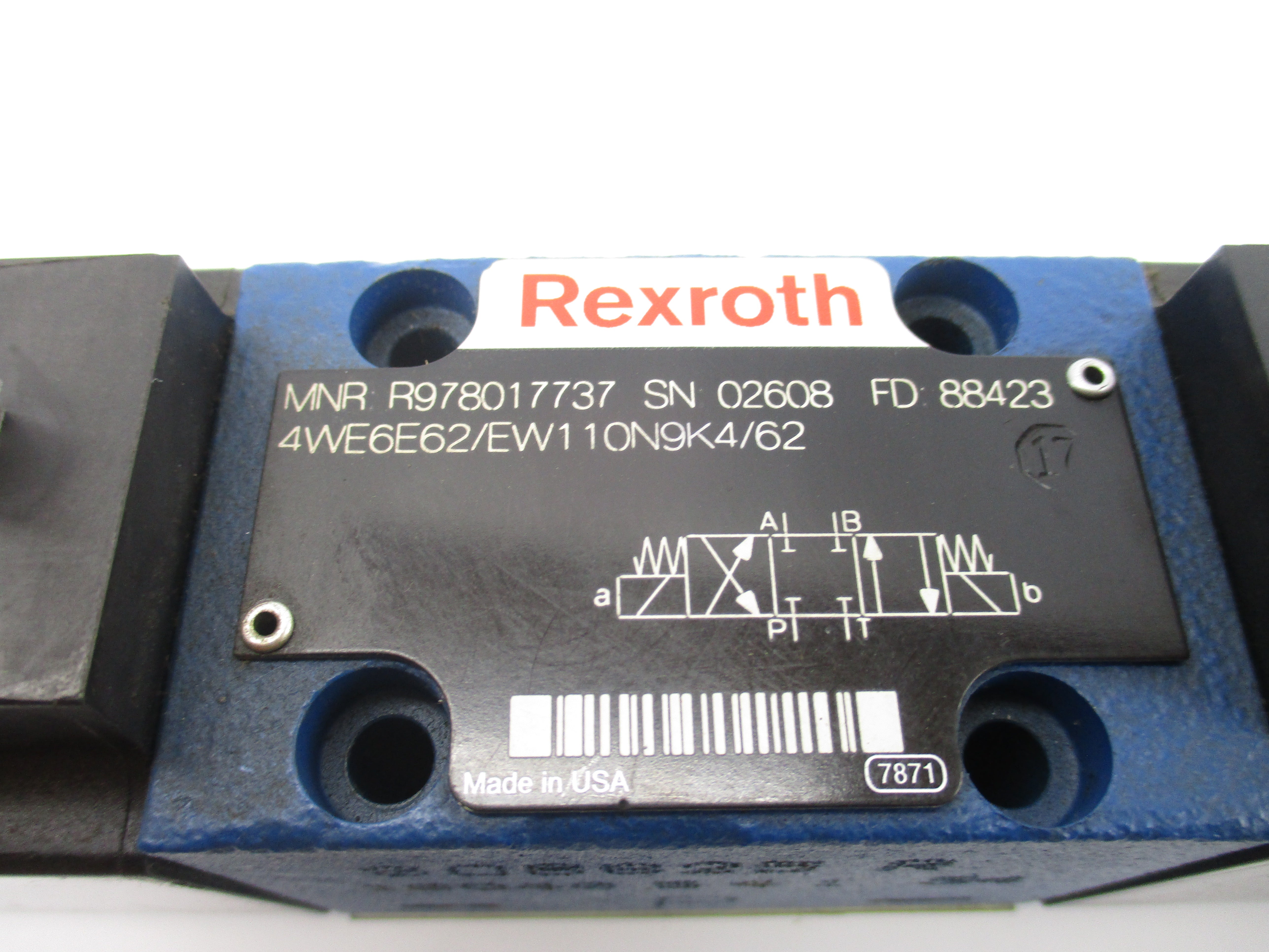 REXROTH 4WE6E62/EW110N9K4/62 R978017737 110/120V NSNP