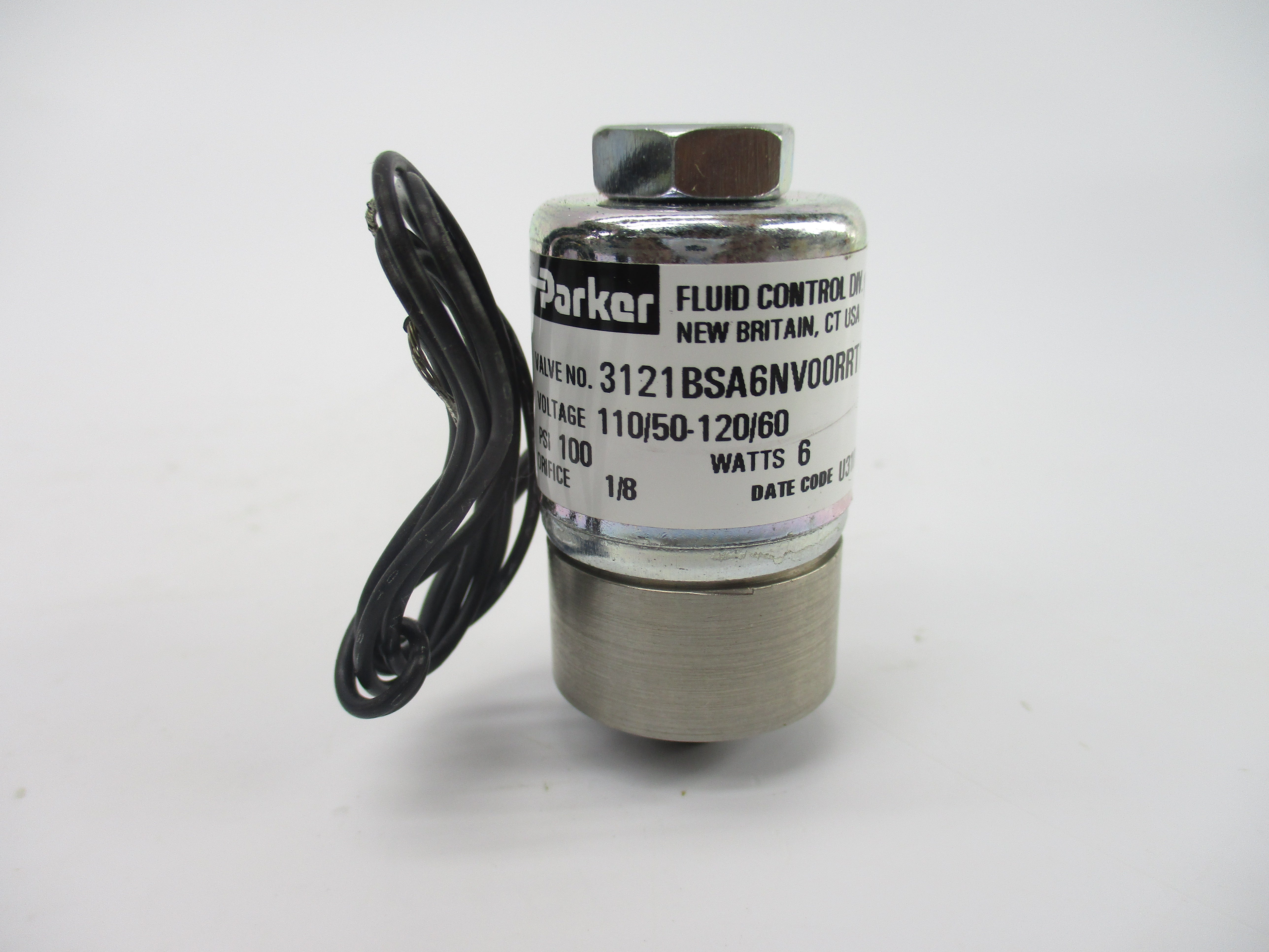 PARKER 3121BSA6NV00RRT1J1P3 110/120V 100PSI NSMP