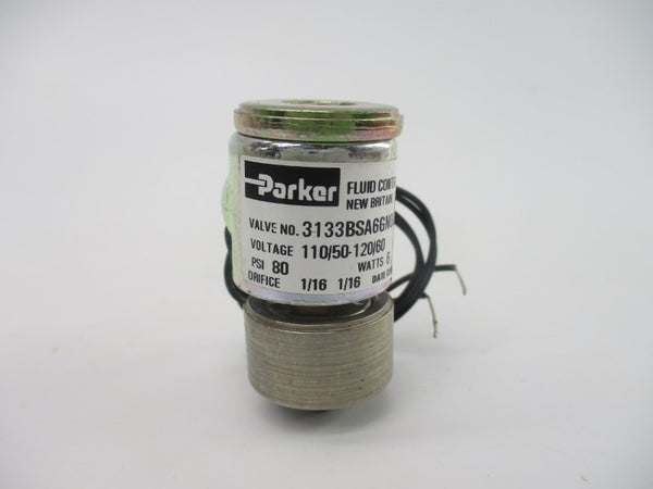 PARKER 3133BSA6GN00RRT1J1P3 110-120V 80PSI 1/16" NSMP