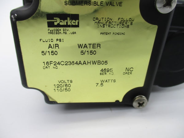 PARKER 16F24C2364AAHWB05 110/120V 5/150PSI NSNP