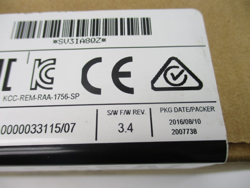 ALLEN BRADLEY 1756-HSC SER. B F/W 3.4 DATE: 2016 NSFS