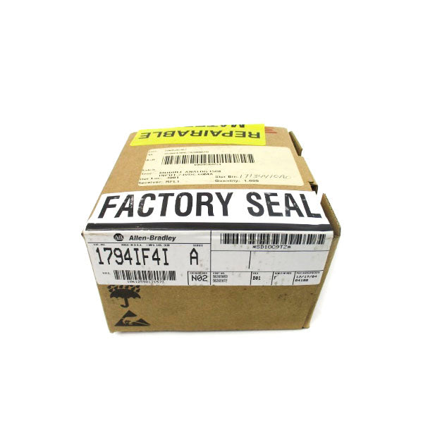 ALLEN BRADLEY 1794-IF4I SER. A F/W F DATE: 2004 REV. B01 NSFS