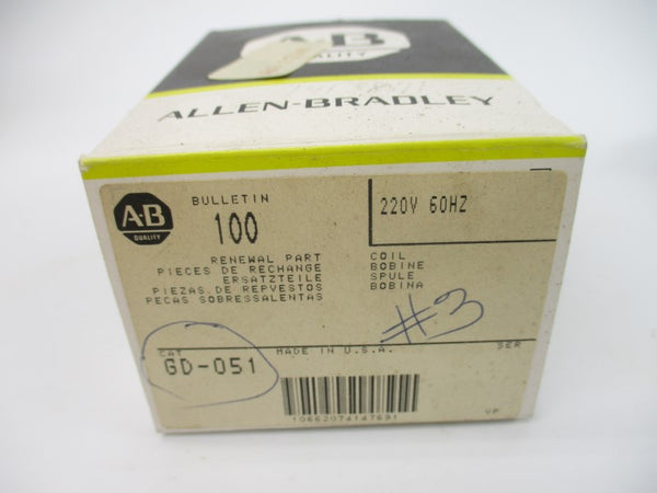 ALLEN BRADLEY GD-051 220V (BK/YL) NSMP