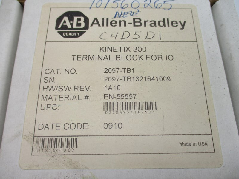 ALLEN BRADLEY 2097-TB1 REV. 1A10 NSMP