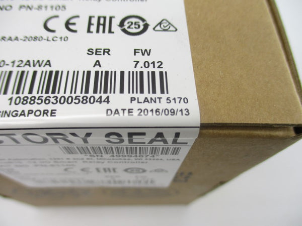 ALLEN BRADLEY 2080-LC10-12AWA SER. A F/W 7.012 NSFS