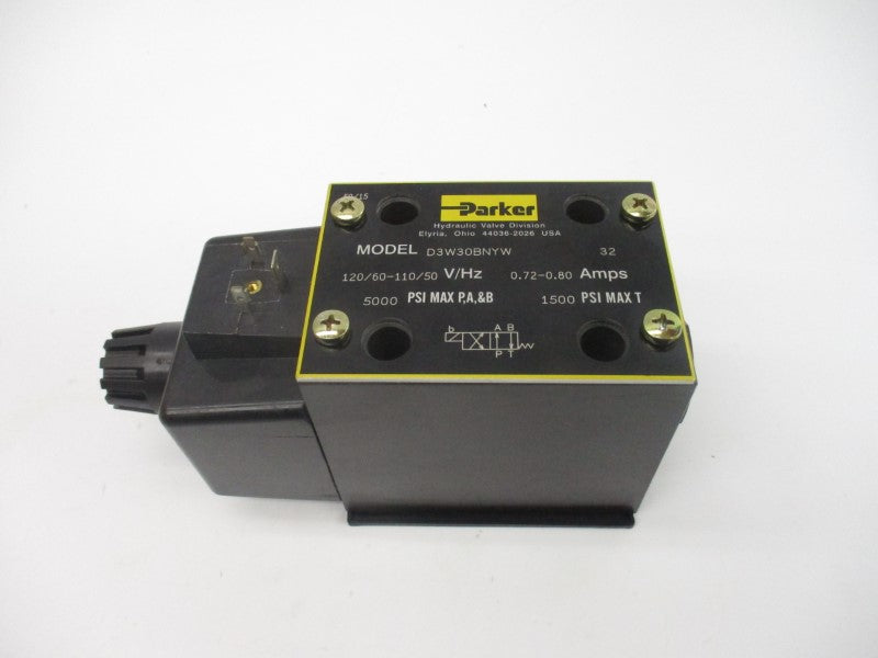 PARKER D3W30BNYW-32 110-120V 0.72-0.80A 5000PSI NSMP