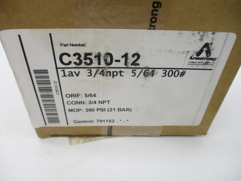 ARMSTRONG C3510-12 300PSI 3/4" NSMP
