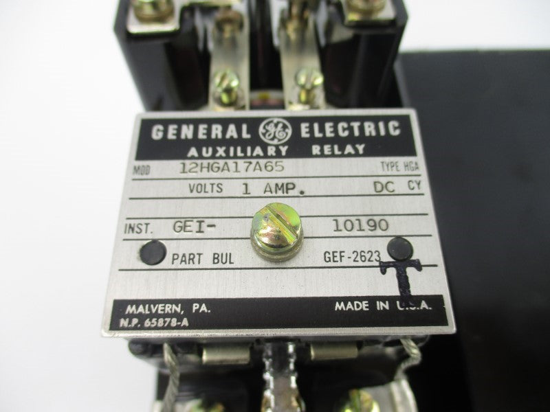 GENERAL ELECTRIC 12HGA17A65 1A NSNP
