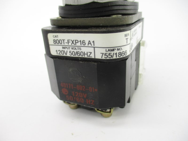 ALLEN BRADLEY 800T-FXP16A1 SER. T 120V NSNP