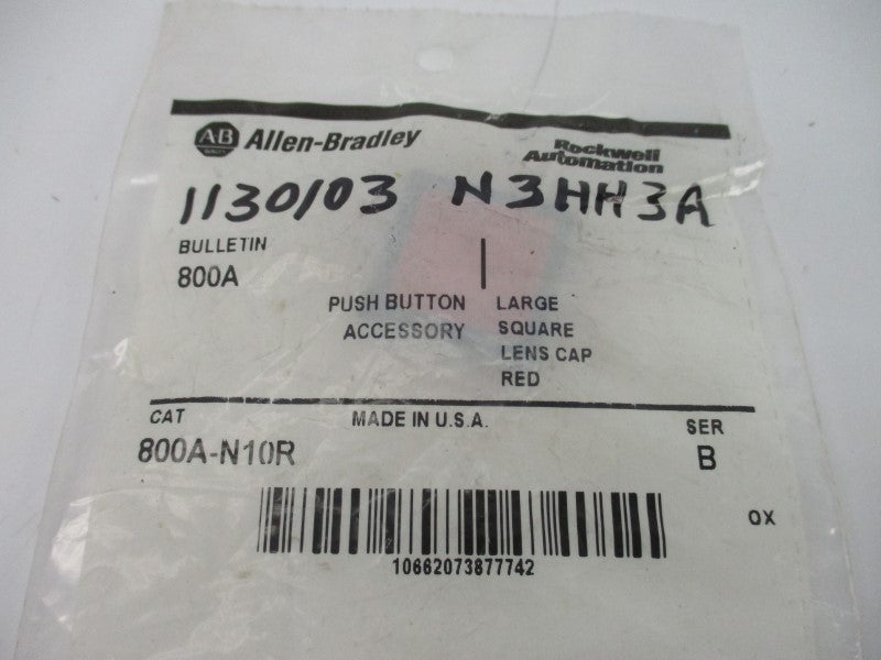 ALLEN BRADLEY 800A-N10R SER. B NSMP