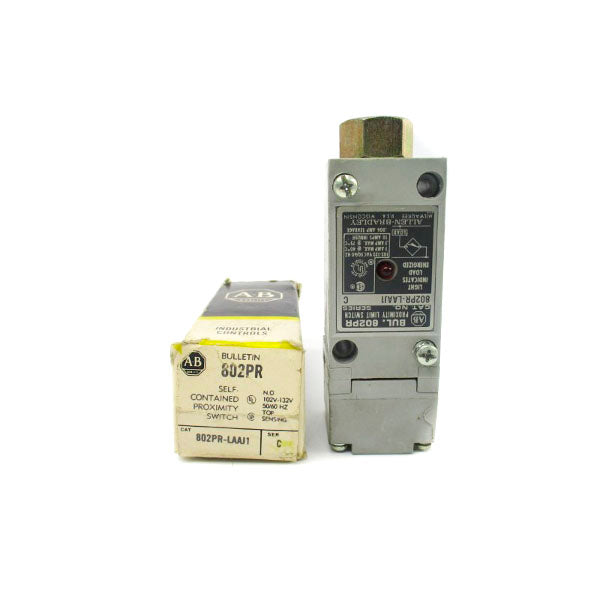 ALLEN BRADLEY 802PR-LAAJ1 SER. C 102-132VAC 10A (BK/YL) NSMP