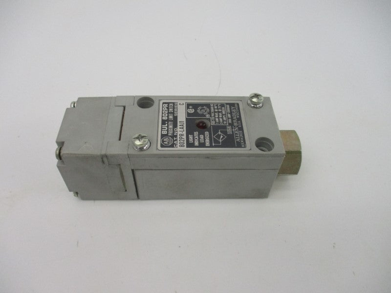 ALLEN BRADLEY 802PR-LAAJ1 SER. C 102-132VAC 10A (BK/YL) NSMP