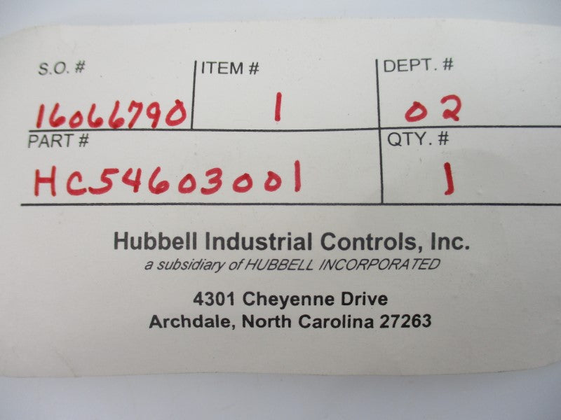 HUBBELL HC54603001 NSNP