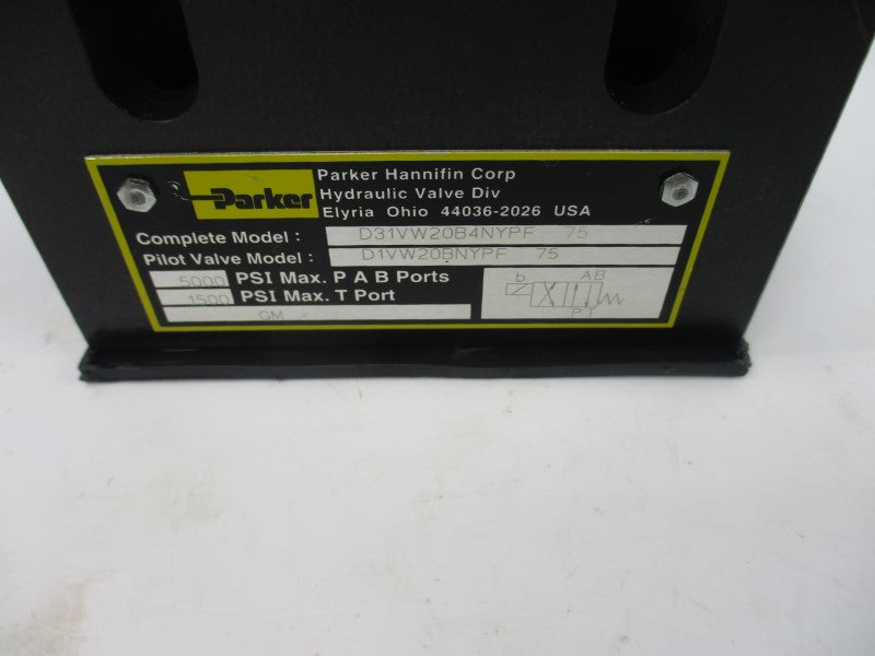 PARKER D31VW20B4NYPF75 110-120V 5000PSI NSNP
