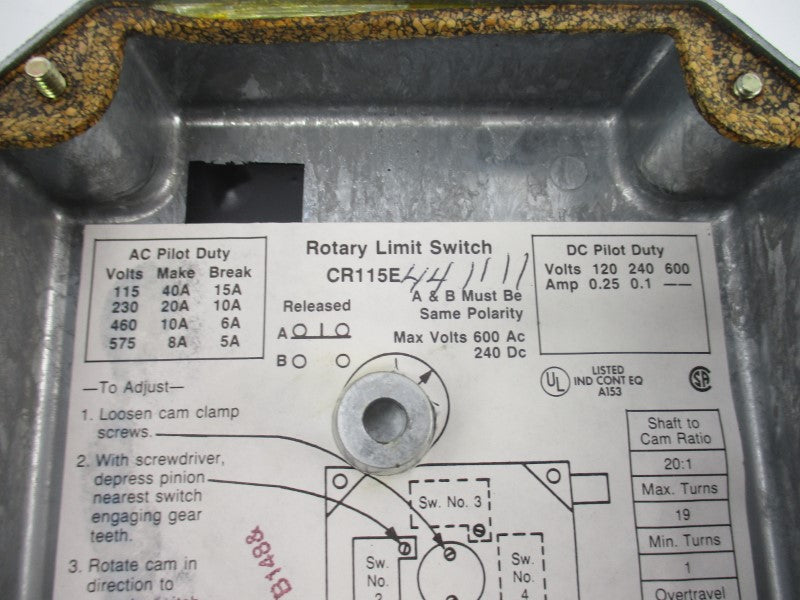 GENERAL ELECTRIC CR115E441111 600VAC 40A NSNP