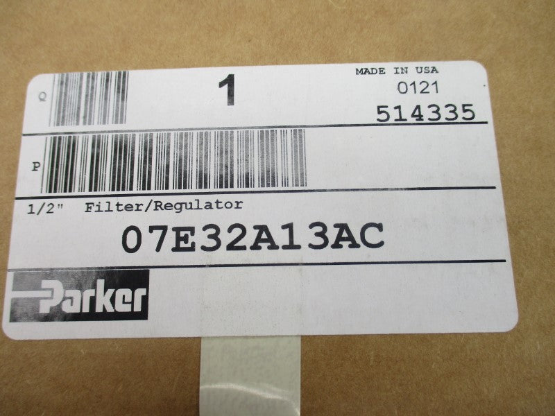 PARKER 07E32A13AC 1/2" NSFS