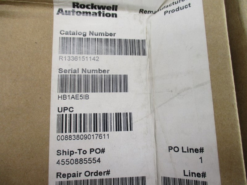 ALLEN BRADLEY R1336151142 REV. 12 REMAN