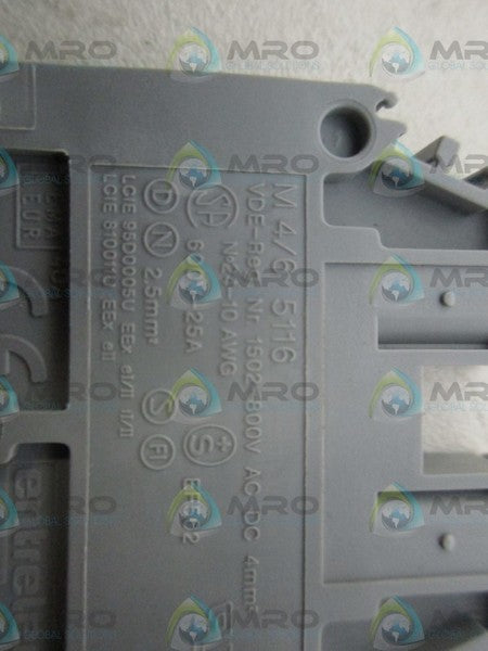 ENTRELEC M 4/6 5116 TERMINAL BLOCK NSNP
