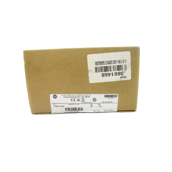 ALLEN BRADLEY 1768-L43S SER. B F/W 1.04.2 DATE: 2019 NSFS